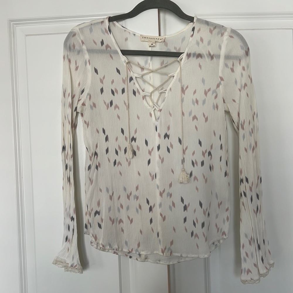 Lace up top